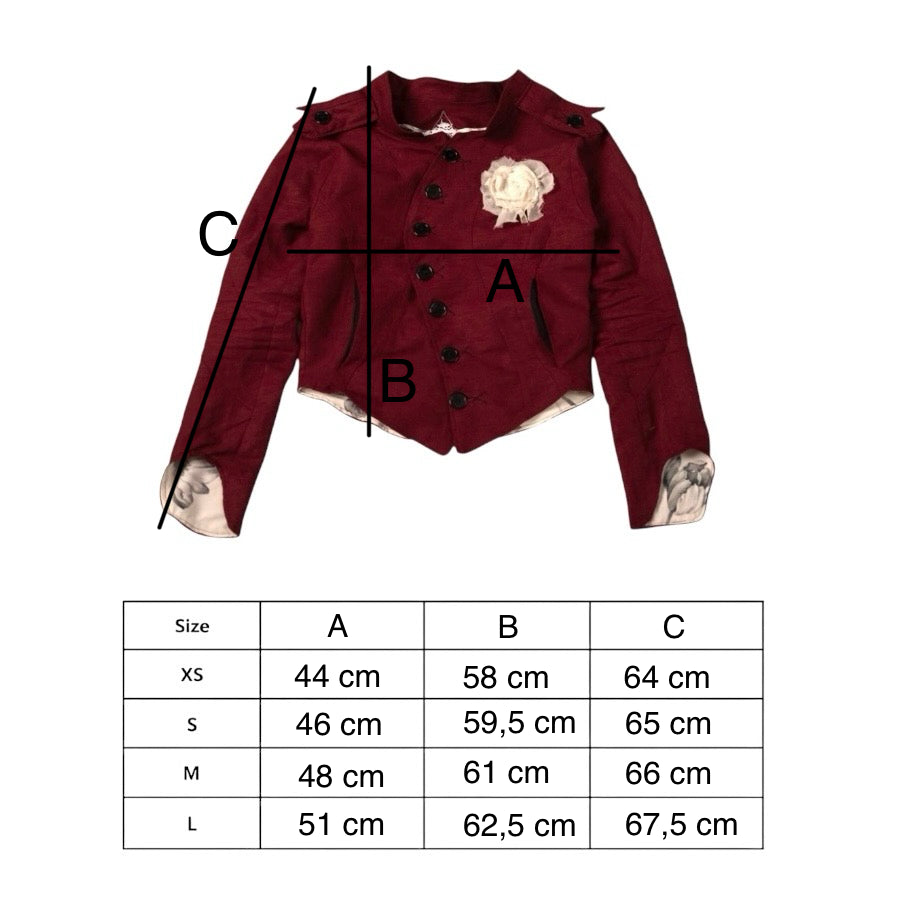 ROSARIUM ENGLISH LINEN BUTTON JACKET