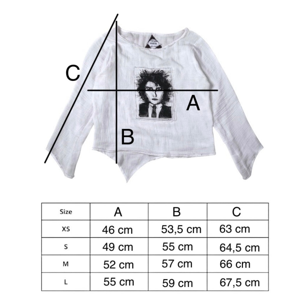 VULTUS HAND-PAINTED MUSLIN LONGSLEEVE