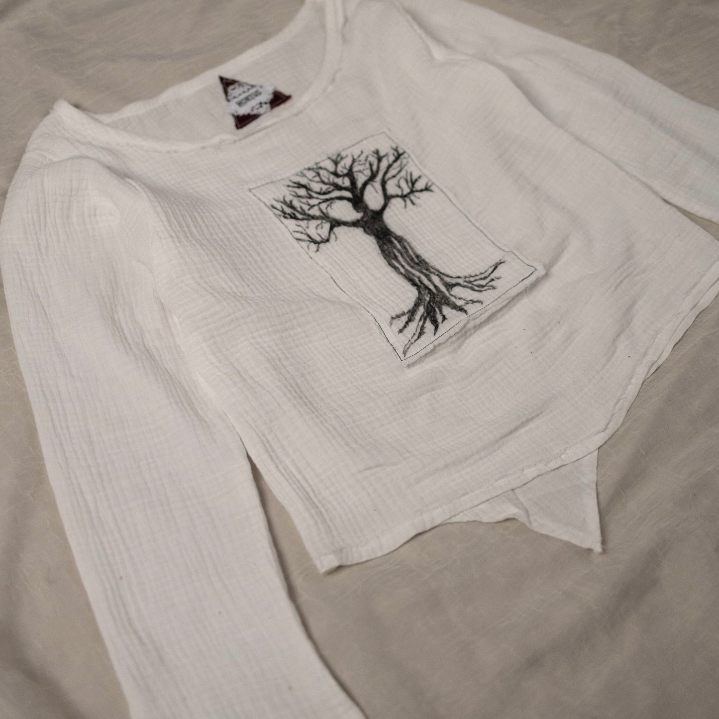 ARBORIS HAND-PAINTED MUSLIN LONGSLEEVE