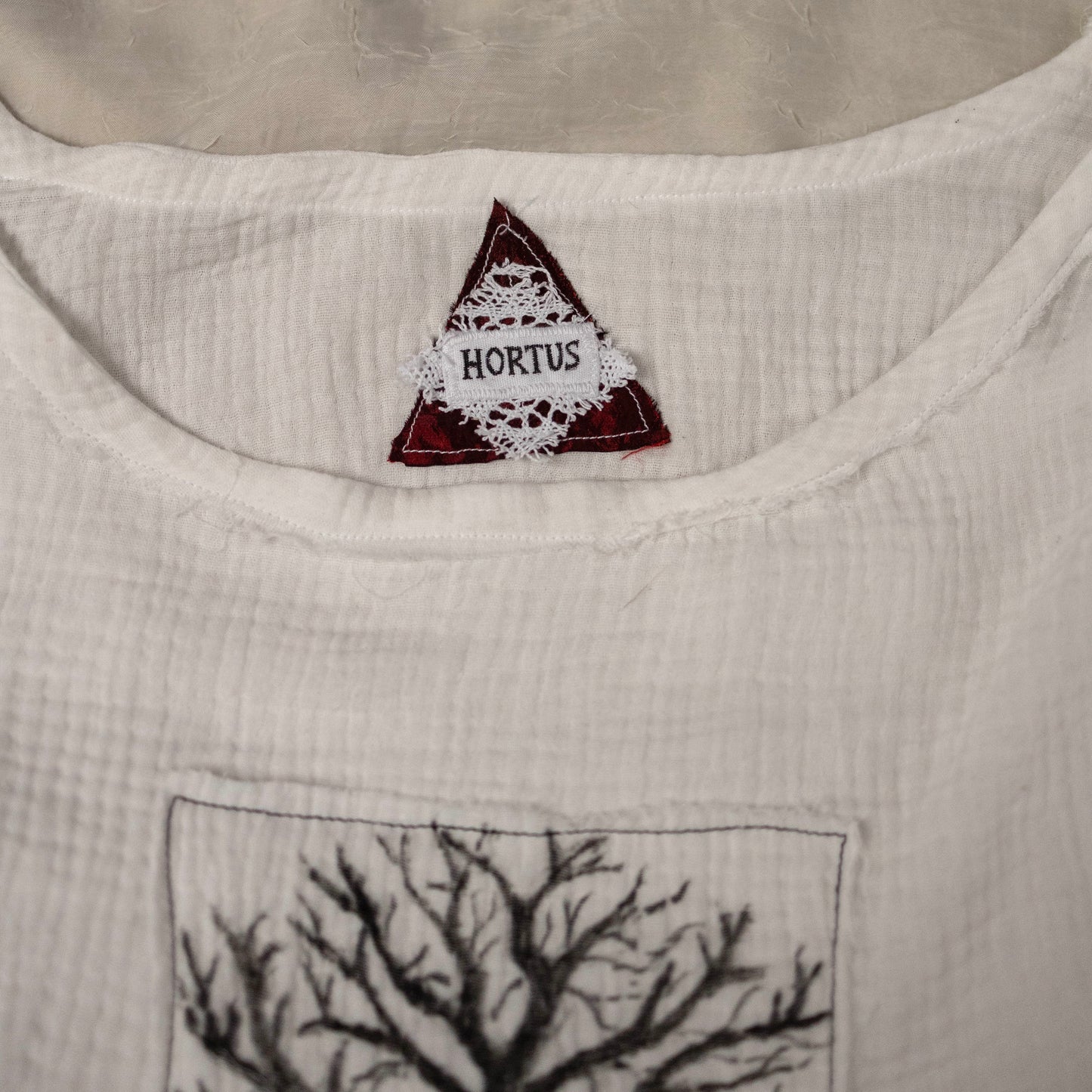 ARBORIS HAND-PAINTED MUSLIN LONGSLEEVE