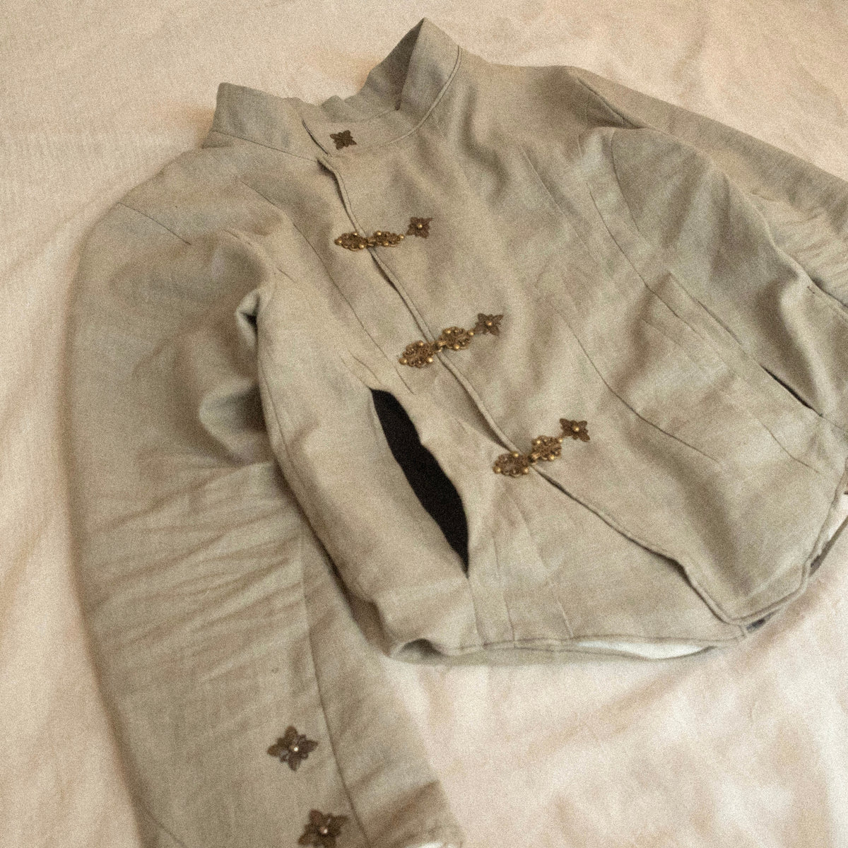ACANTHUS MEN'S ENGLISH LINEN JACKET