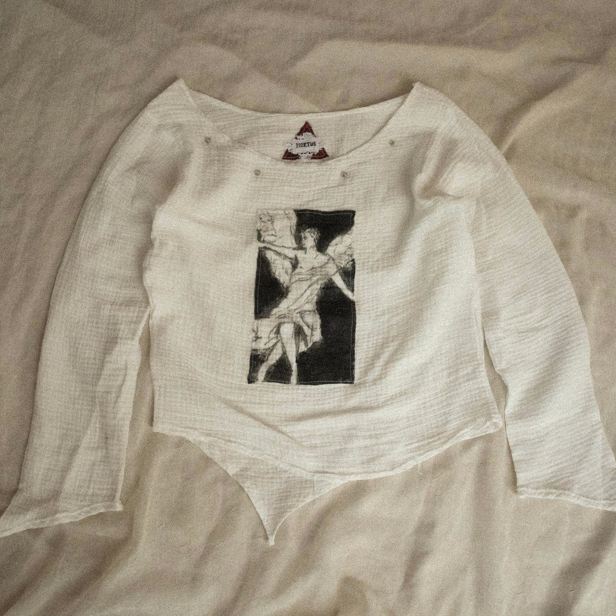 ANGELUS MEN'S HAND-PAINTED MUSLIN LONGSLEEVE