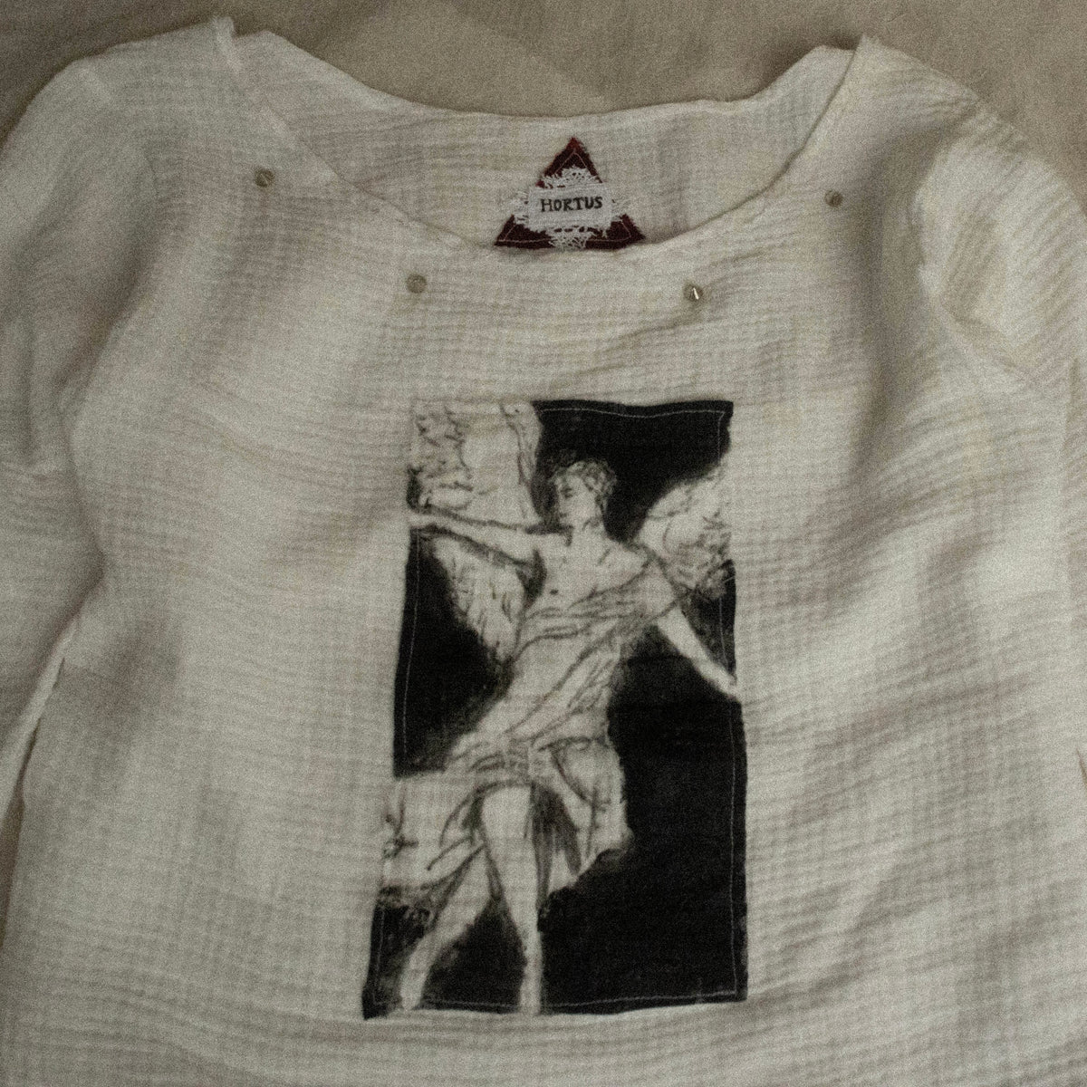 ANGELUS WOMEN'S HAND-PAINTED MUSLIN LONGSLEEVE