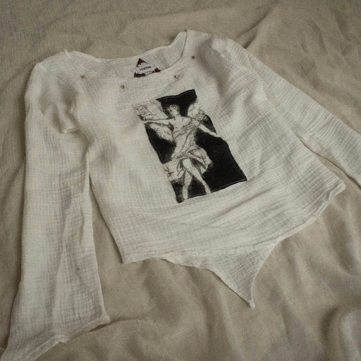 ANGELUS WOMEN'S HAND-PAINTED MUSLIN LONGSLEEVE