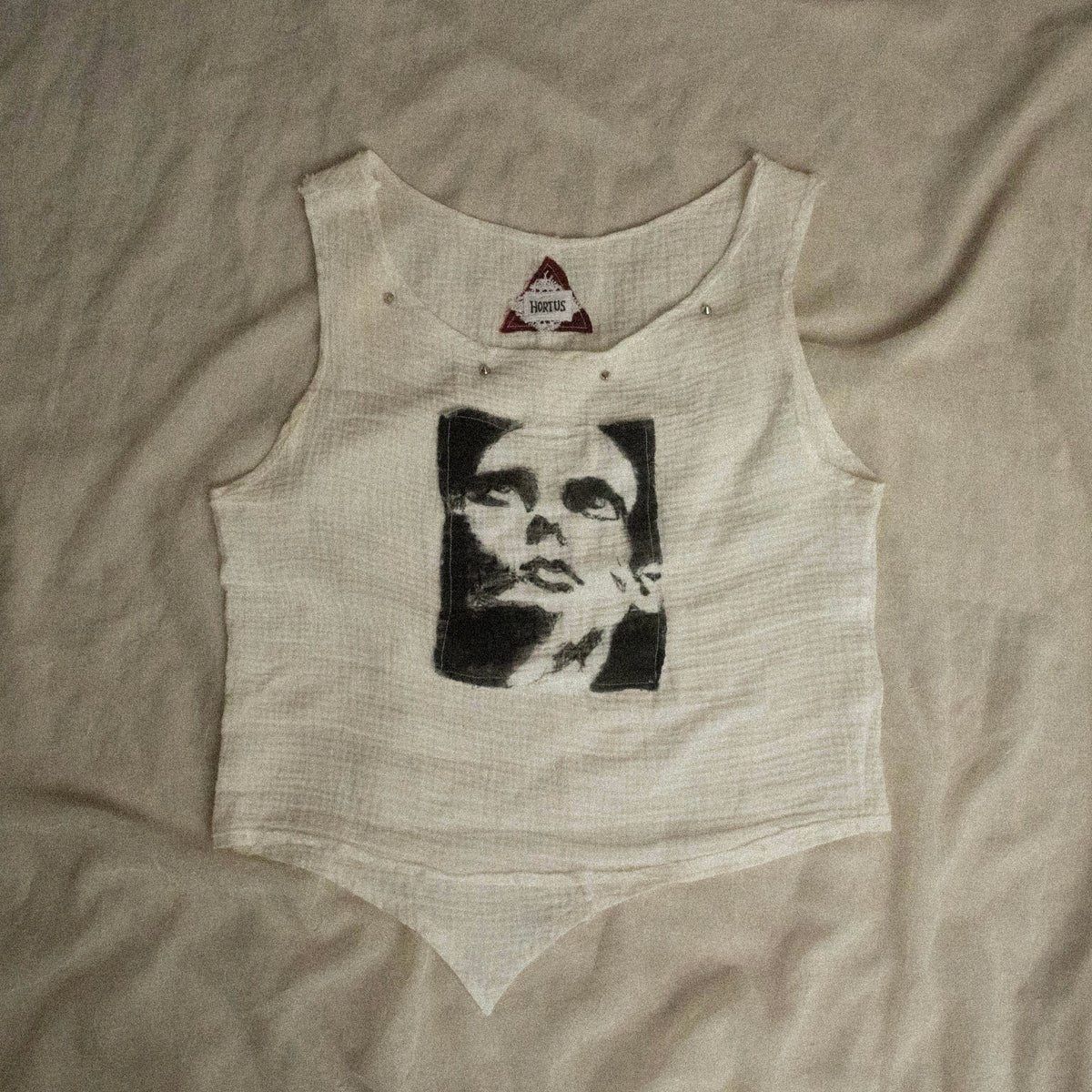 VULTUS MEN'S HAND-PAINTED MUSLIN TANK TOP